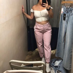 Pink Cargo Pants